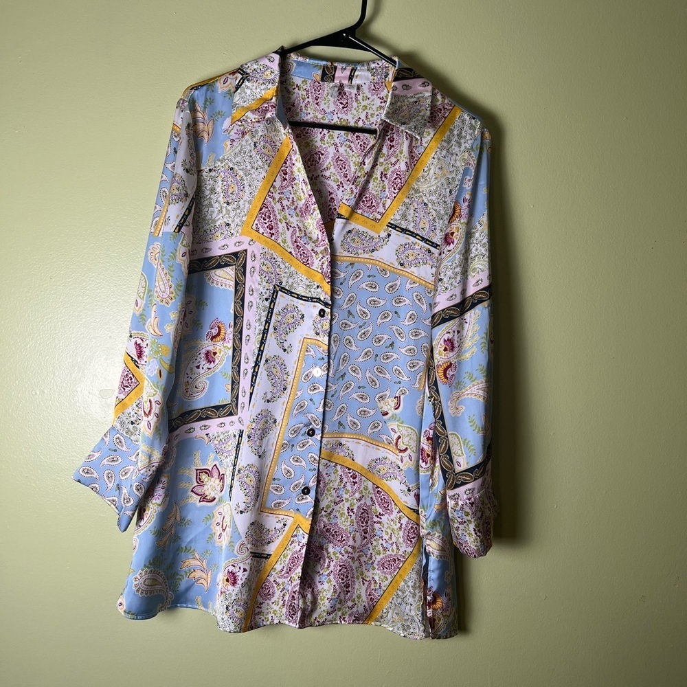 Cato Multicolor Patterned Blouse - image 3